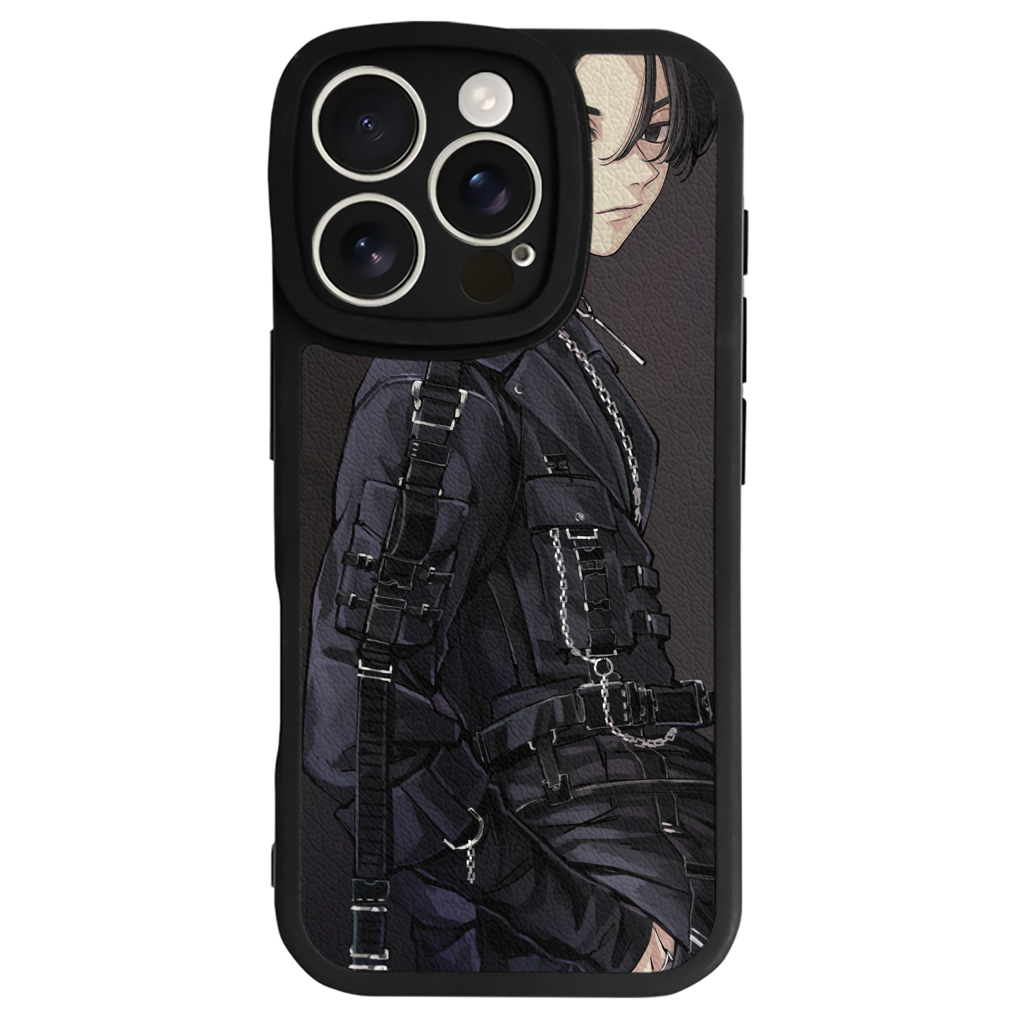 （画像用） 東京リベンジャーズ Tokyo Revengers 【iPhone 16シリーズ対応】シリコンスマホケース（レザー調） 材質：シリコン